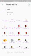 Urdu Sticker RAHI HIJAZI スクリーンショット 1