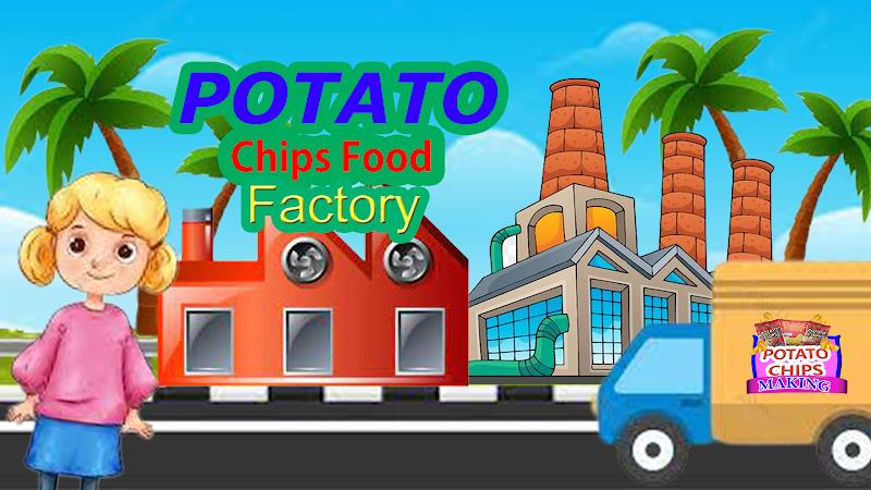 Potato Chips Food Factory Game Captura de tela 3