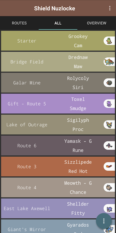 Route Chart - Nuzlocke Tracker - No Ads Screenshot 2