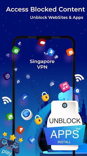 Singapore VPN - Free, Fast & Secure 螢幕截圖 3