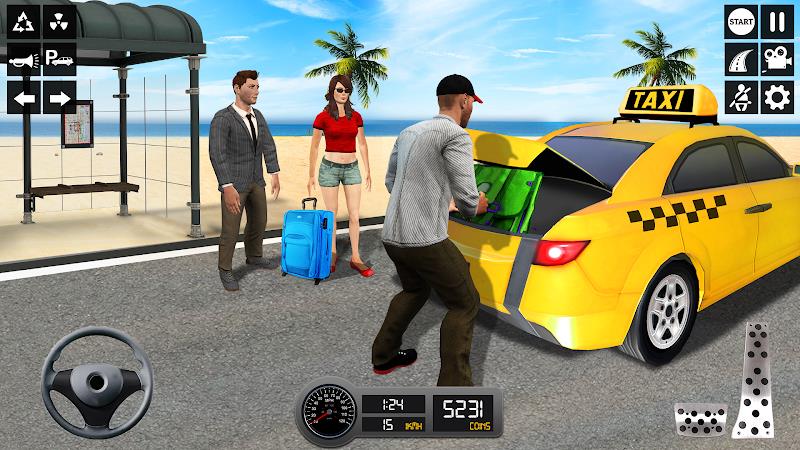 Taxi Simulator 3d Taxi Sim Capture d'écran 0