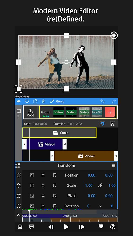 Node Video - Pro Video Editor 螢幕截圖 1