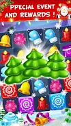 Candy Christmas Match 3 Captura de tela 3