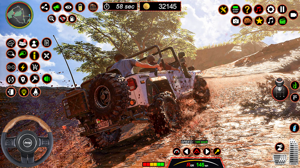 4x4 Jeep Driving Offroad Games Captura de tela 3