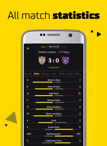 Live Score: football scores 螢幕截圖 2