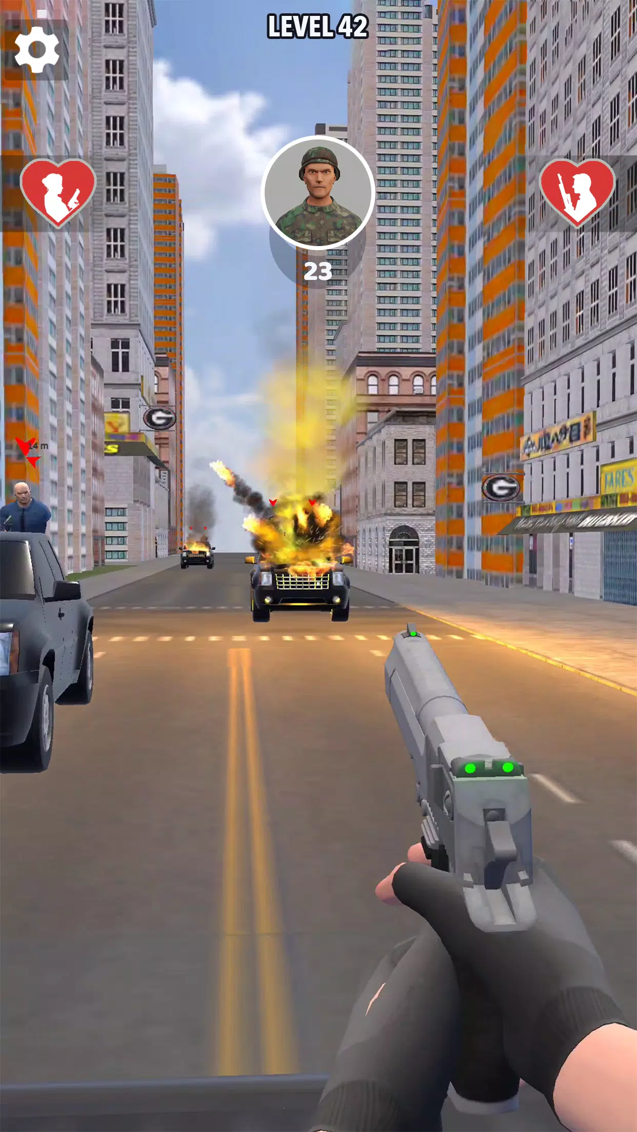 Mr and Mrs Shooter: City Hunt Скриншот 2