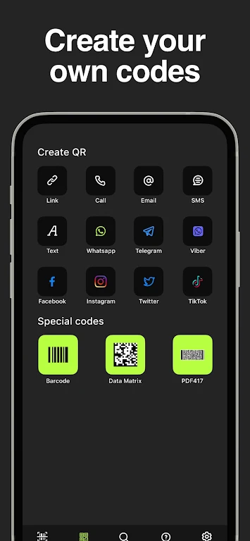 QR code Scanner & Creator Screenshot 2