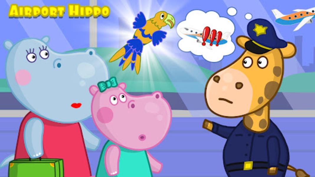 Hippo: Airport adventure स्क्रीनशॉट 1