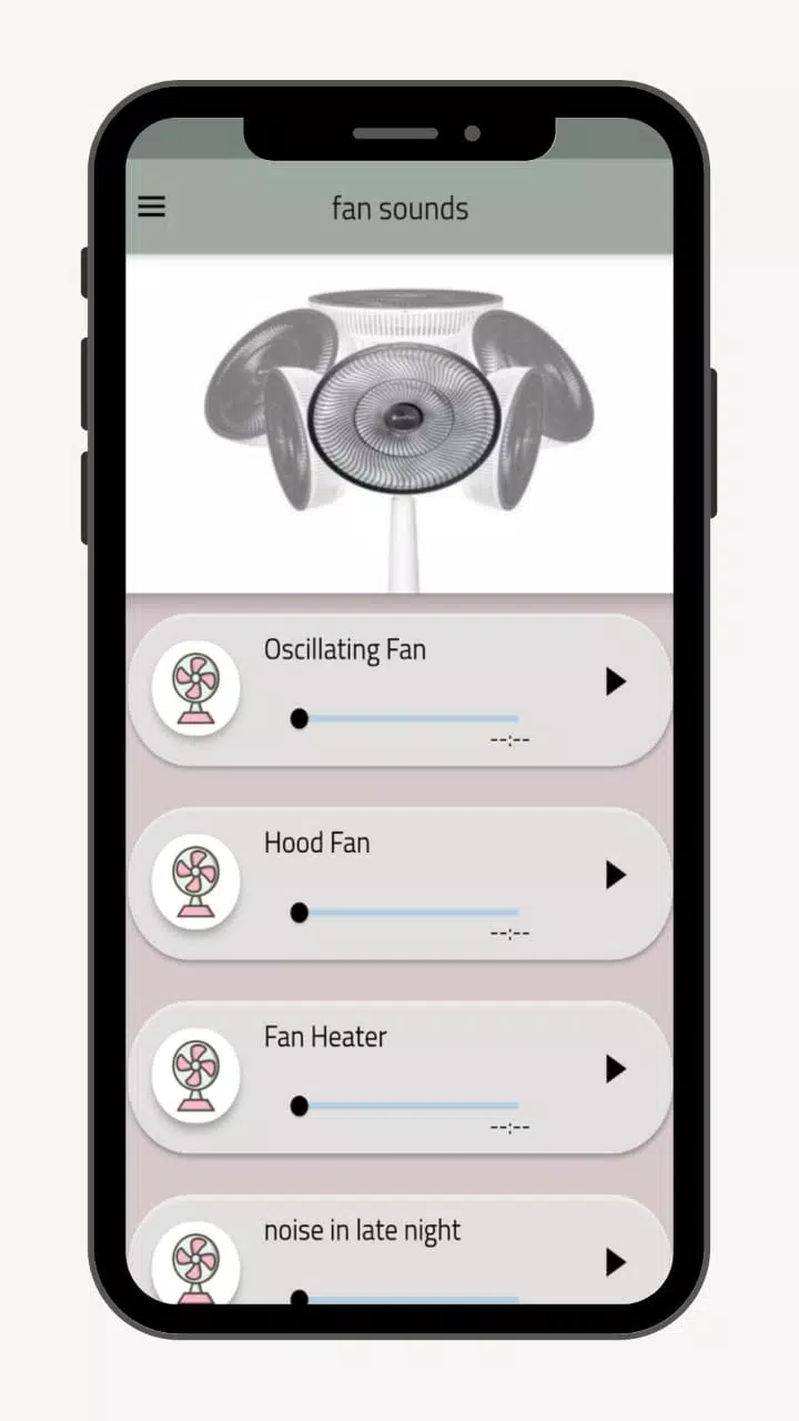 Fan sounds - relaxing sounds 스크린샷 1