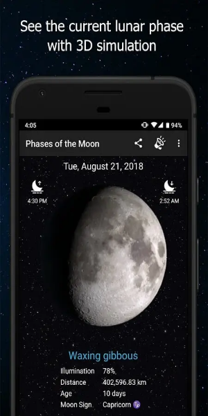 Phases of the Moon Pro 스크린샷 0