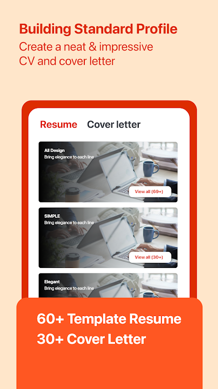 Cover Letter for Job App ภาพหน้าจอ 0