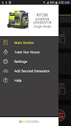 Ryobi™ GenControl™ Schermafbeelding 3
