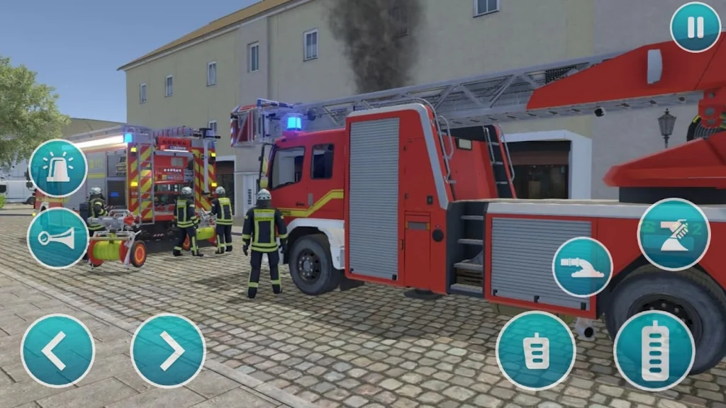 Emergency Police Fire Truck 3d Скриншот 1