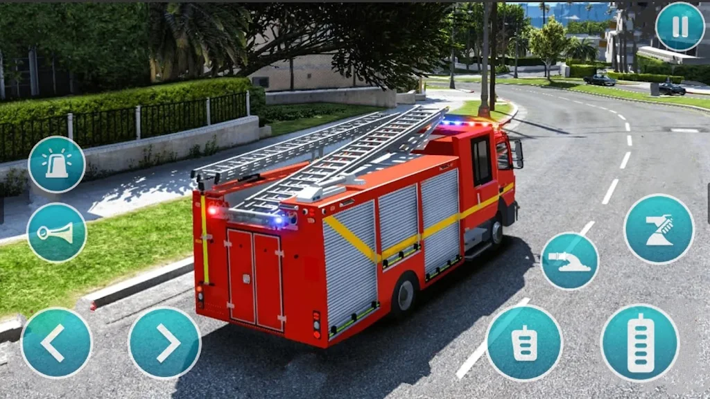 Emergency Police Fire Truck 3d スクリーンショット 2