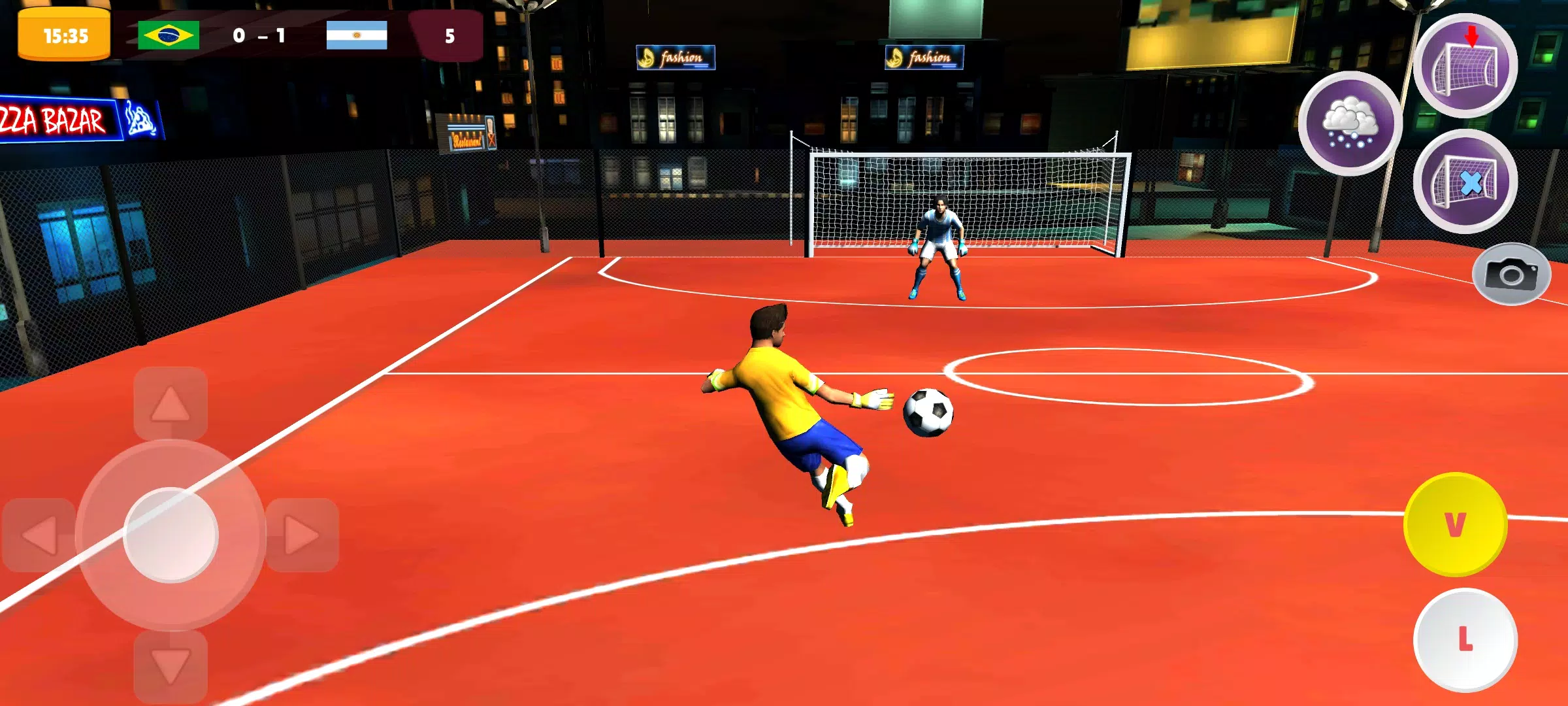 Goalie Wars Football Street Captura de tela 1