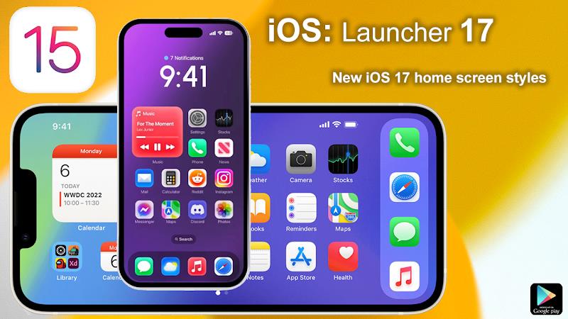 Schermata Theme For iPhone 15 iOS 17 New 1