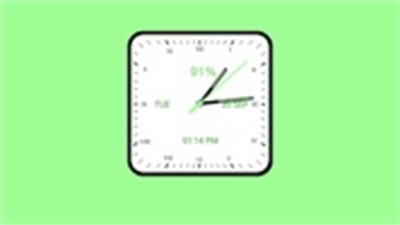 Analog Clock Square Cloassic Schermafbeelding 2