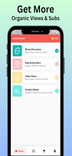 GrowUChannel - Subs & Views 螢幕截圖 2
