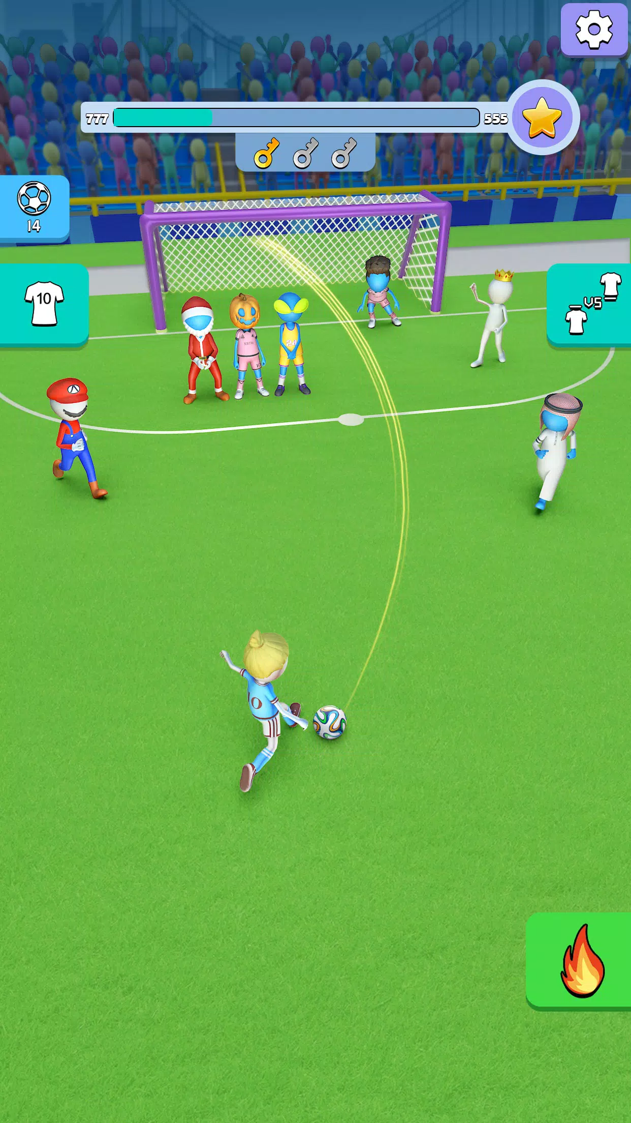 Kick It – Fun Soccer Game Capture d'écran 1