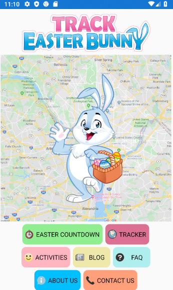 The Easter Bunny Tracker Ảnh chụp màn hình 0