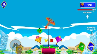 Pipa Layang Kite Flying Game Скриншот 2