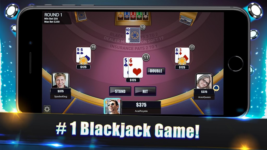 Blackjack Legends: 21 Online Multiplayer Casino 스크린샷 0