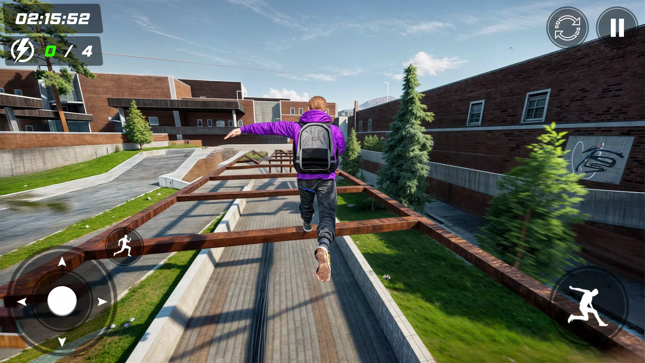 Going Up Rooftop Parkour Games スクリーンショット 1
