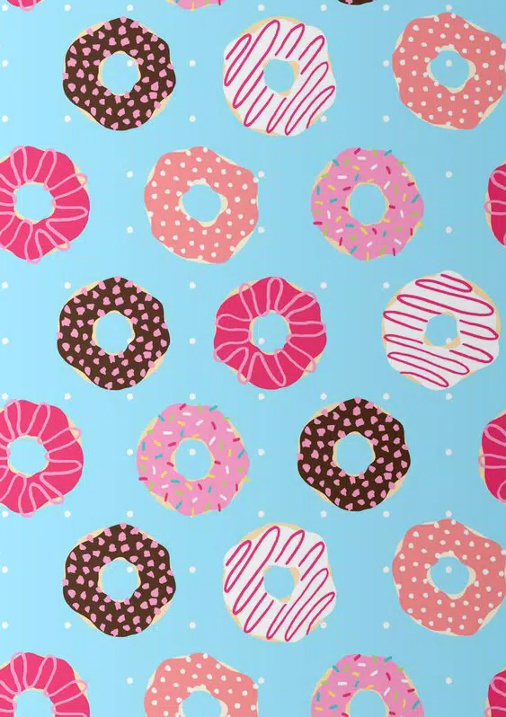 Cute Donut Wallpaper HD 4K Скриншот 3