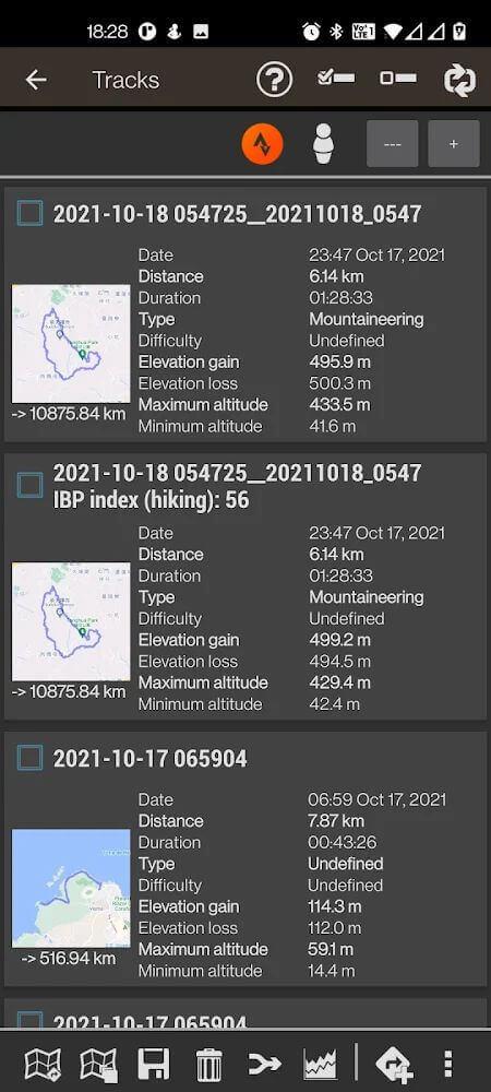 OruxMaps GP ภาพหน้าจอ 1