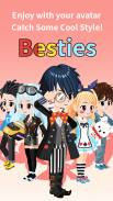 Besties - Make friend & Avatar Captura de tela 1