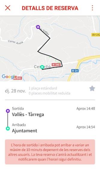 Cervelló Bus a demanda Schermafbeelding 1