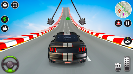 Ramp Car Stunt Racing Game Mod 螢幕截圖 1