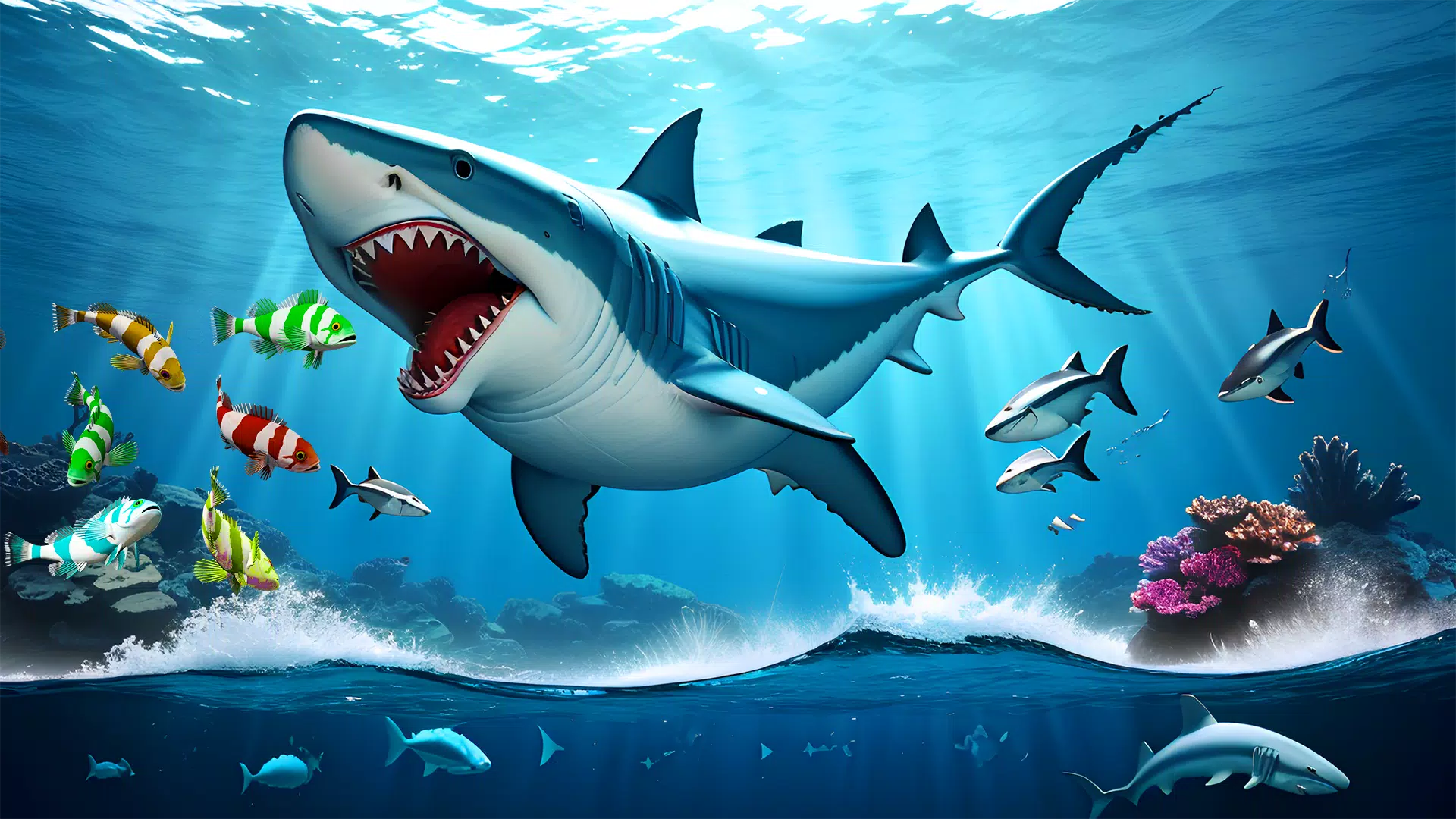 Shark Attack Games Offline应用截图第2张