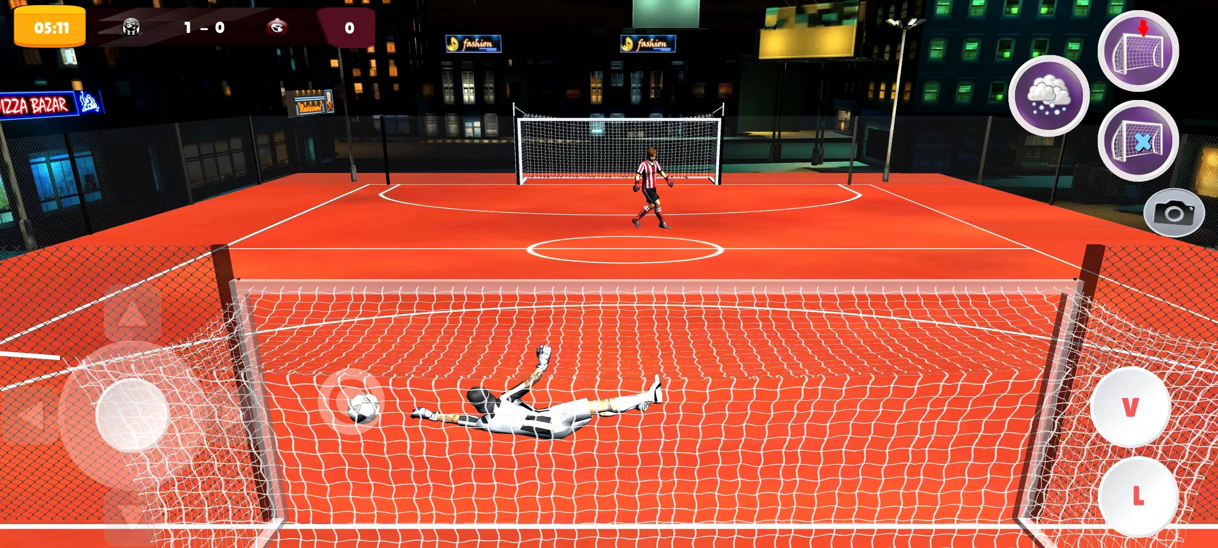 Goalie Wars Football Street Captura de tela 0