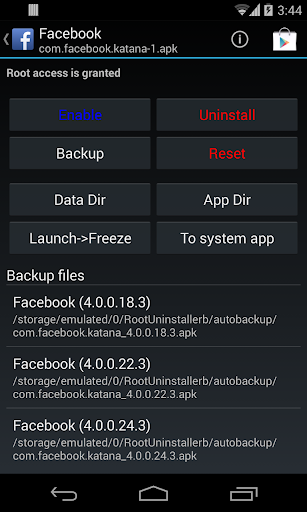 Root Uninstaller 螢幕截圖 2