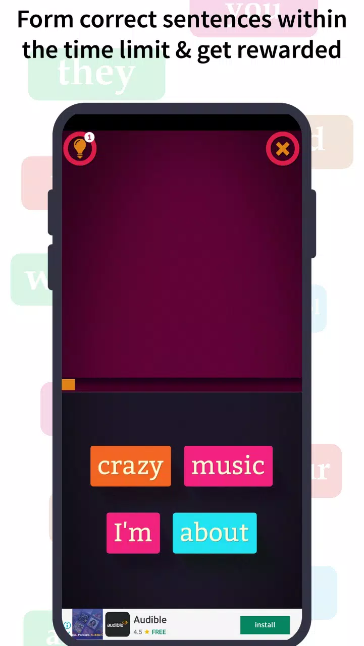 Learn English Sentence Master Скриншот 3