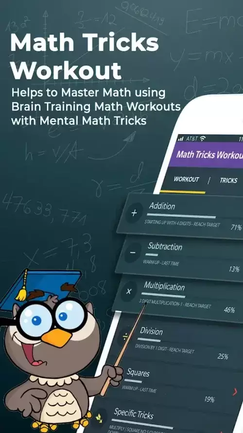 Math Tricks Workout Zrzut ekranu 0