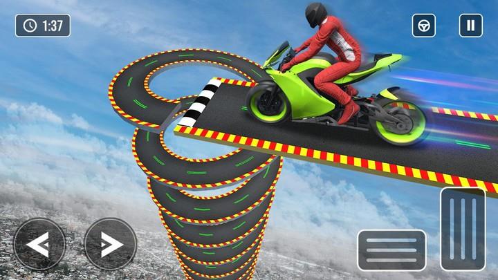 Bike Stunt Racing 3D Bike Game Screenshot 0