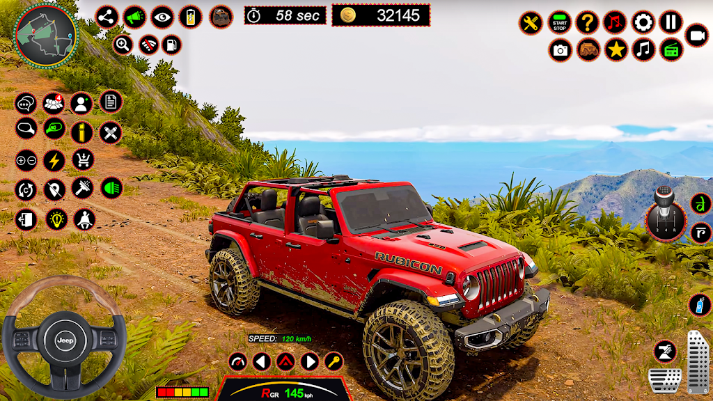 4x4 Jeep Driving Offroad Games Captura de tela 1