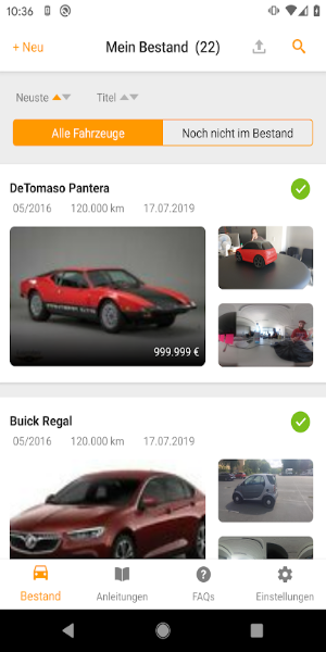 mobile.de Auto-Panorama ภาพหน้าจอ 0