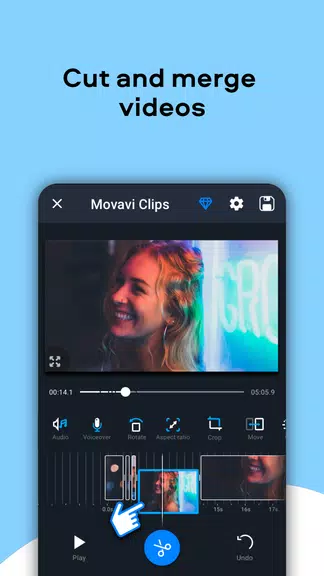 Movavi Clips: Montage Vidéo Capture d'écran 2