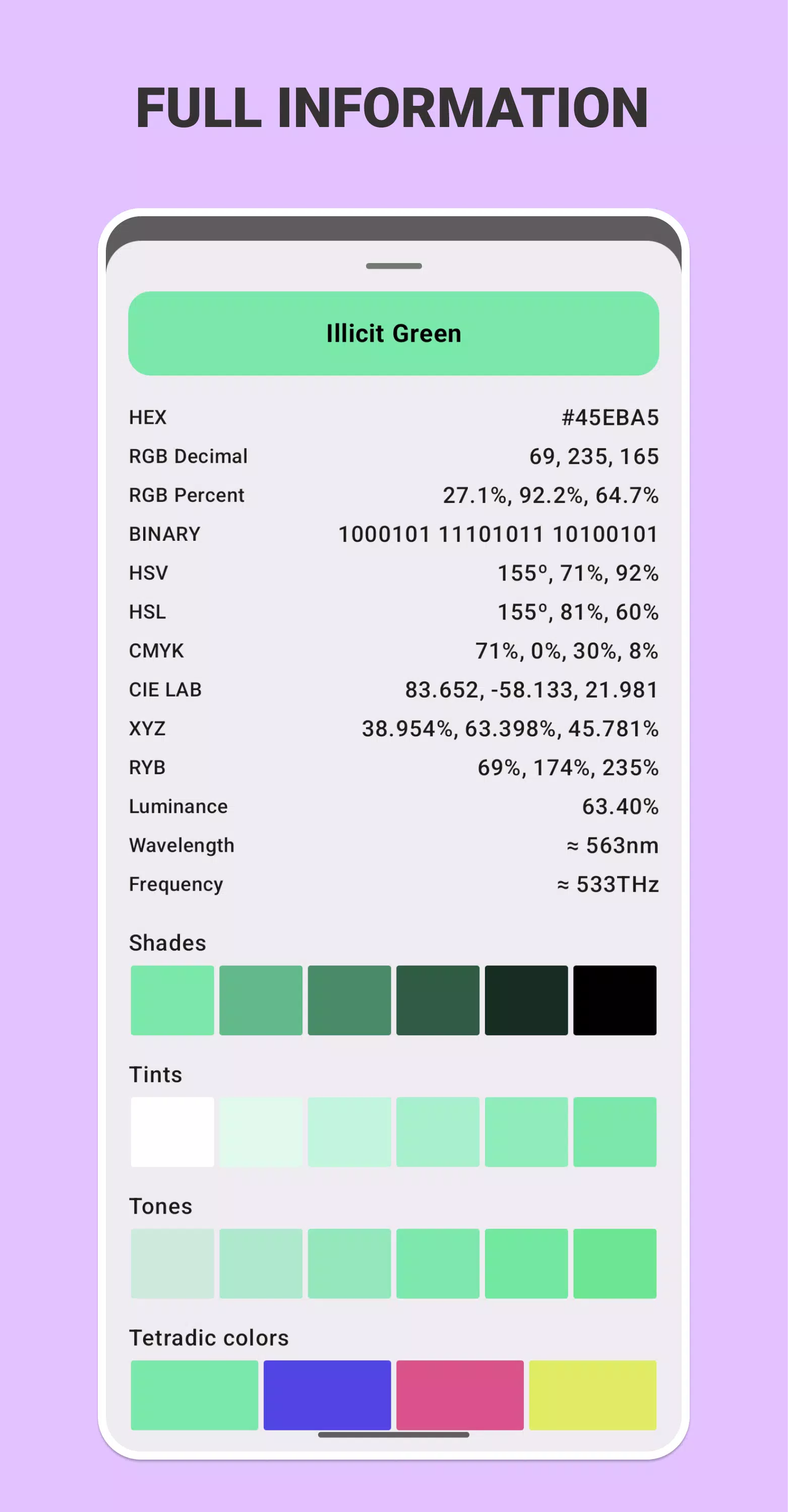 Color picker 螢幕截圖 2