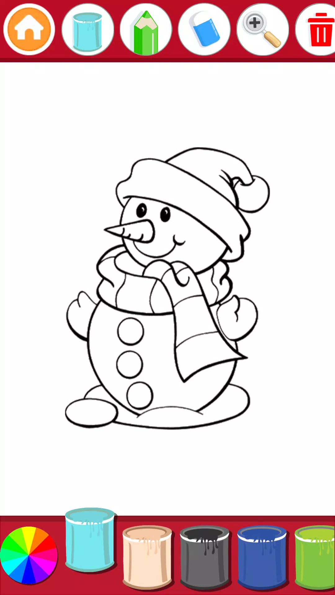 Christmas Coloring Book Captura de tela 1