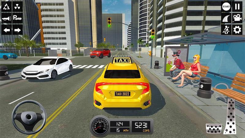 Taxi Simulator 3d Taxi Sim 스크린샷 1