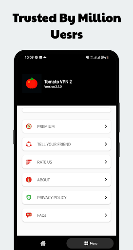 Tomato VPN Captura de pantalla 1