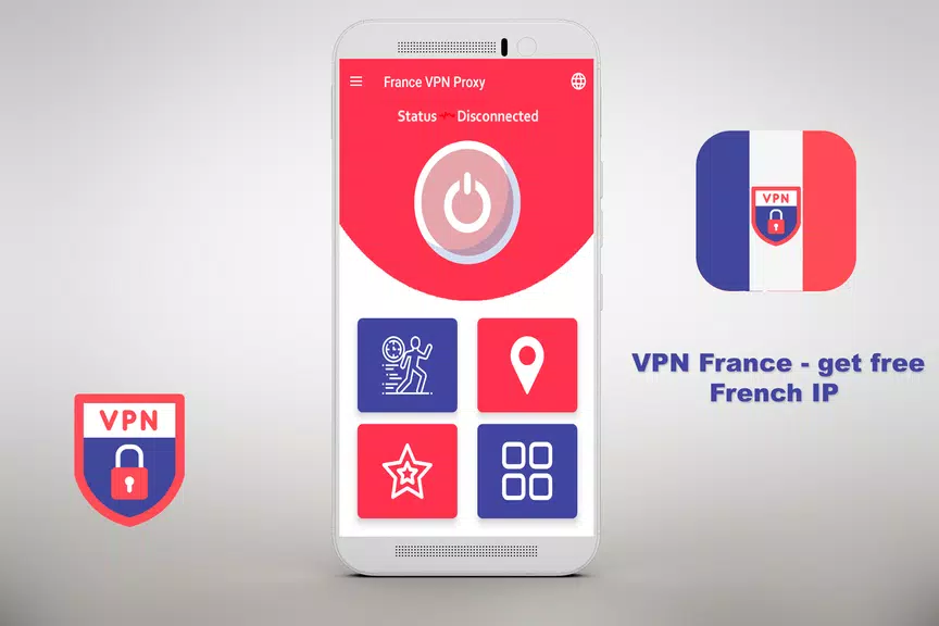 VPN Free - get free French IP Security  ⭐️⭐️⭐️⭐️⭐️ स्क्रीनशॉट 2