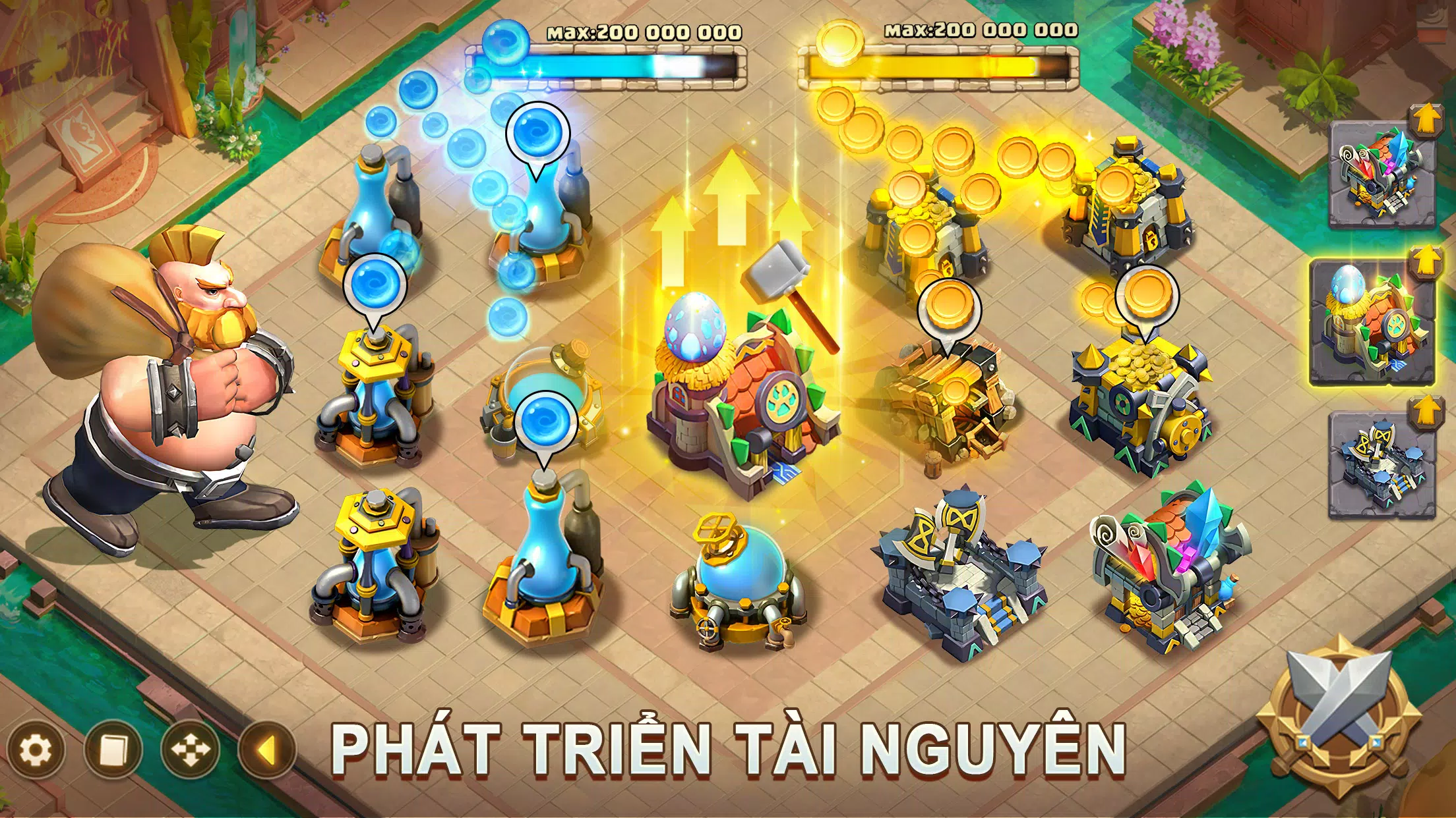 CastleClash:Quyết Chiến-Gamota Capture d'écran 1