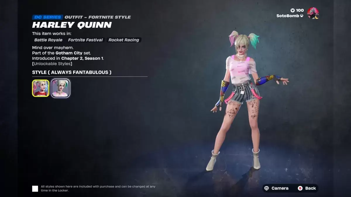 Harley Quinn Skin Returns to Fortnite With Bonus Quests