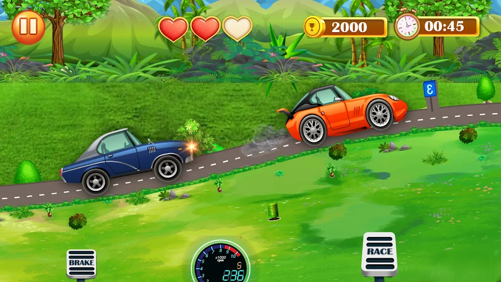 Hill Climb Car Racer-Car Game Zrzut ekranu 0