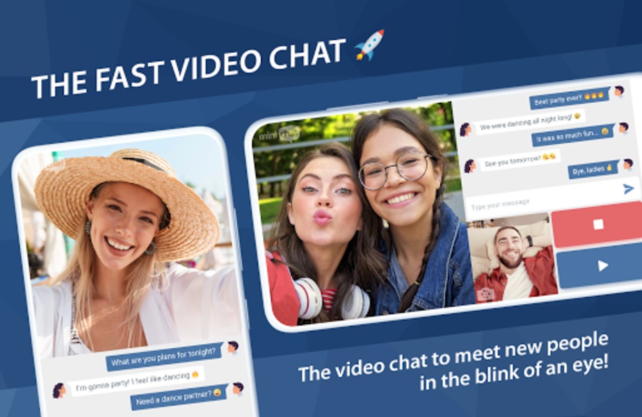 Minichat – The Fast Video Chat Ekran Görüntüsü 0